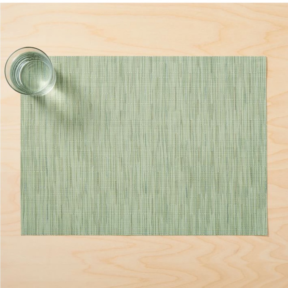 1 / West Elm Chilewich Bamboo Placemats in Spring Green